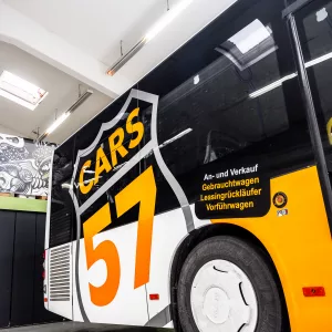 BUS Werbebeschriftung MEN