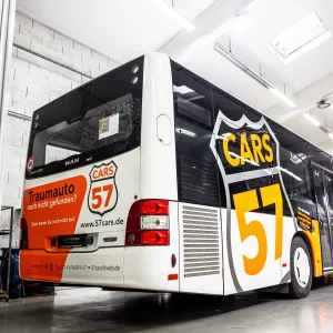 BUS Werbebeschriftung MEN