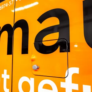 BUS Werbebeschriftung MEN