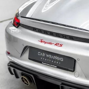 Porsche Spyder RS Lackscutzfolie